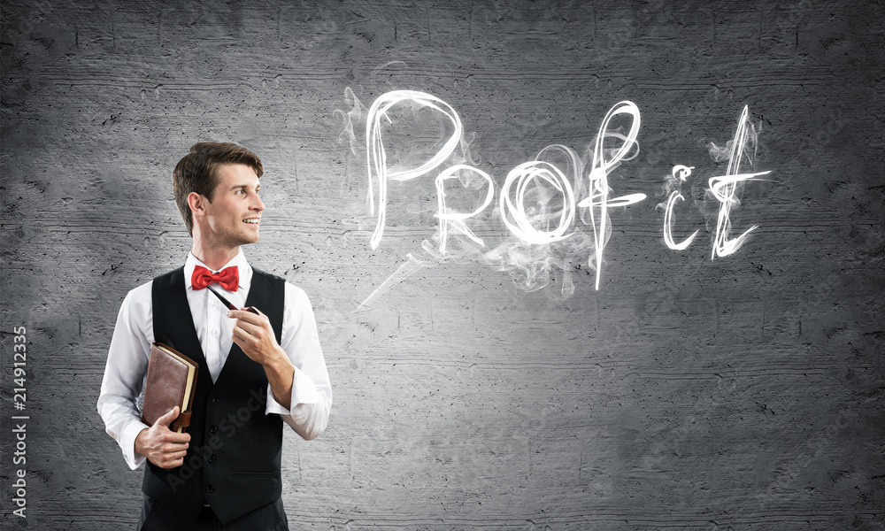Conceptual image of young businessman. Conceptual image of young businessman.