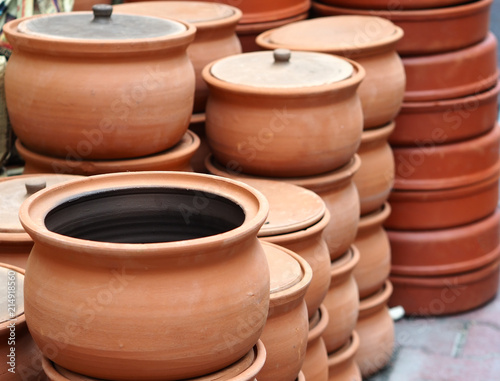 turkish pot made of clay © oktay