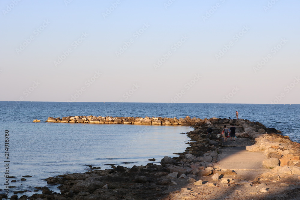 Küste am Mittelmeer