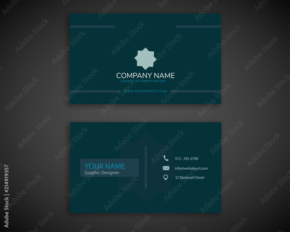 Simple Clean Business Card Simple Clean Business Card