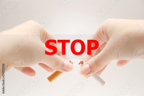 No smoking. Stop