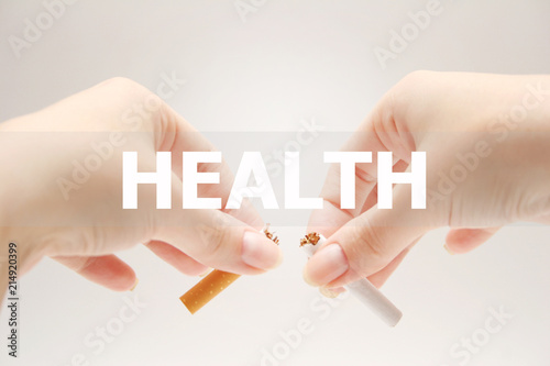 No smoking. Health
