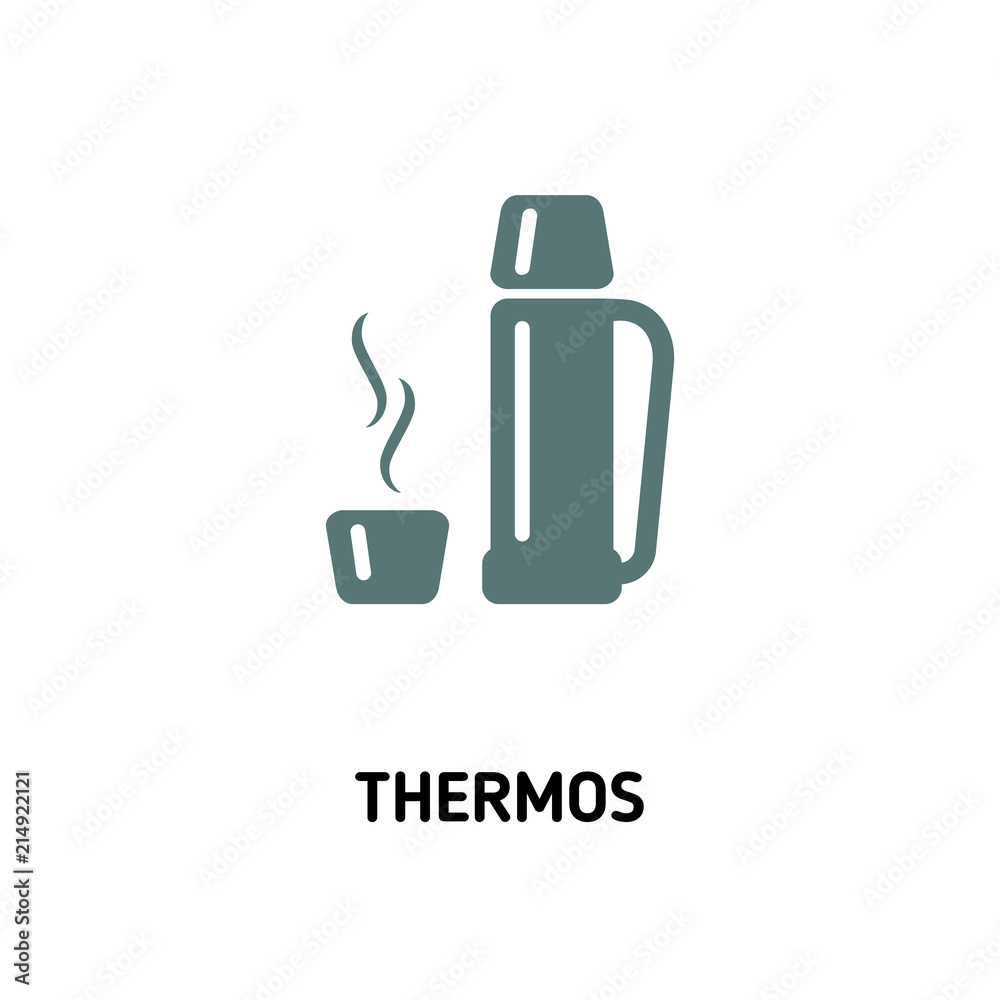 Thermos creative icon. Simple element illustration. Thermos concept symbol design from camping collection. Can be used for web, mobile and print. web design, apps, software, print. Thermos creative icon. Simple element illustration. Thermos concept symbol design from camping collection. Can be used for web, mobile and print. web design, apps, software, print.