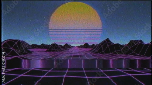 vhs retro Landscape vj loops