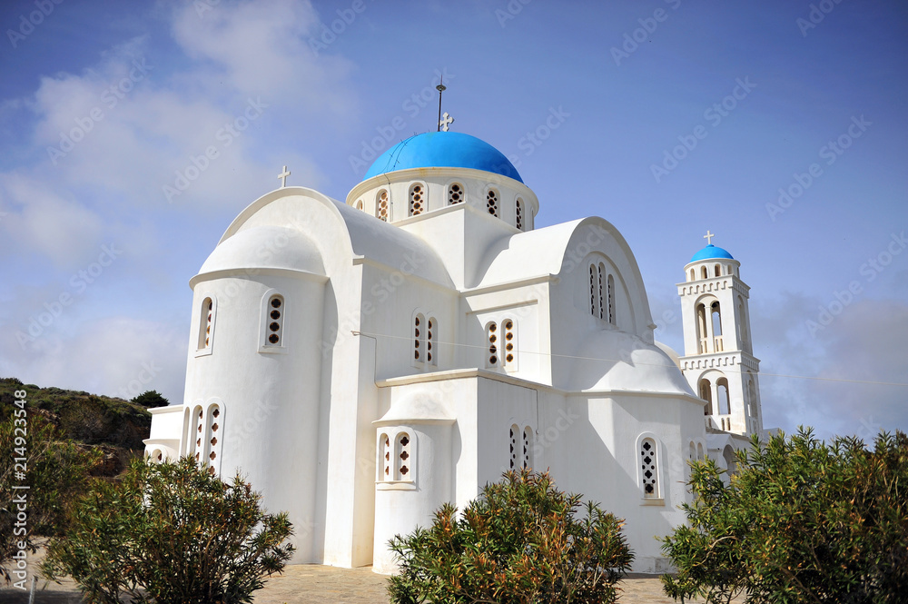 Monastery of saint Arsenios on Paros island, Cyclades, Greece