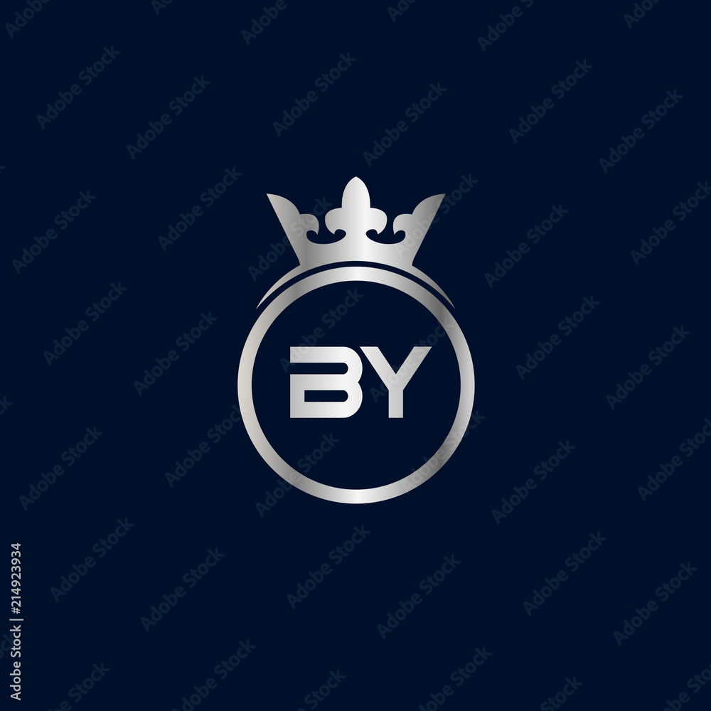 Initial Letter BY Logo Template Design Initial Letter BY Logo Template Design