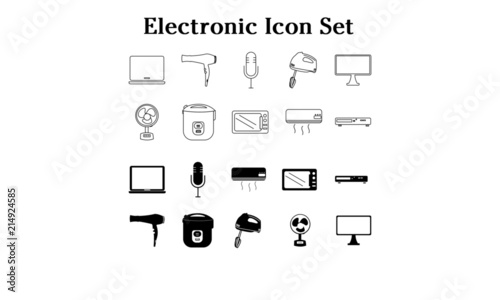 Electronic Icon Set 