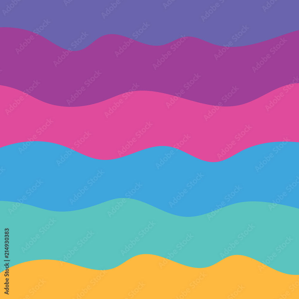 colorful wavy texture- vector illustration