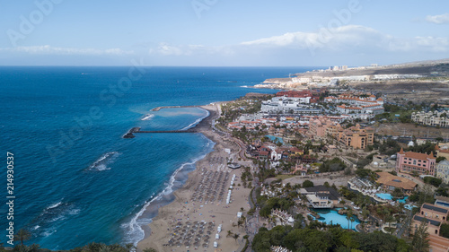 Aerial view of Tenerife island Canary Spain Atlantic ocean drone top view © Valerijs Novickis