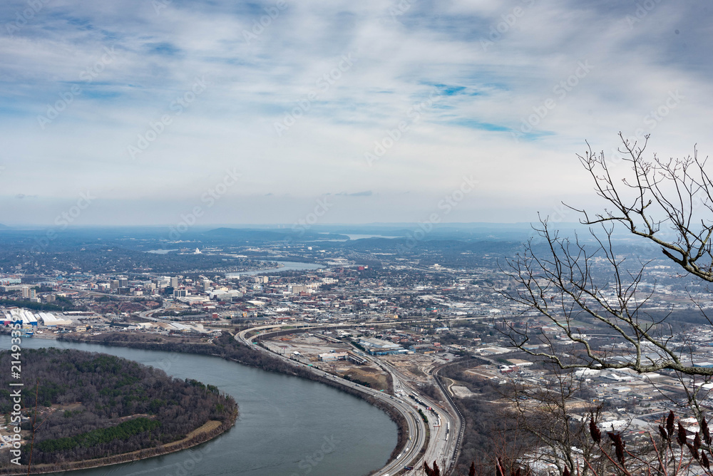 Chattanooga, Tennessee Seen from Point Park