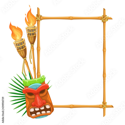 Bamboo Signboard Tiki