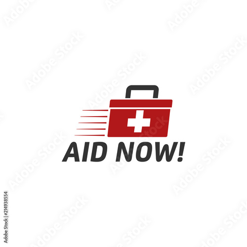 First aid graphic design template
