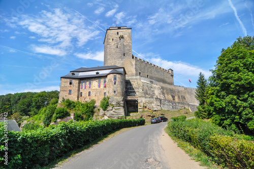 View of historically castle Kost - Czech Republic photo