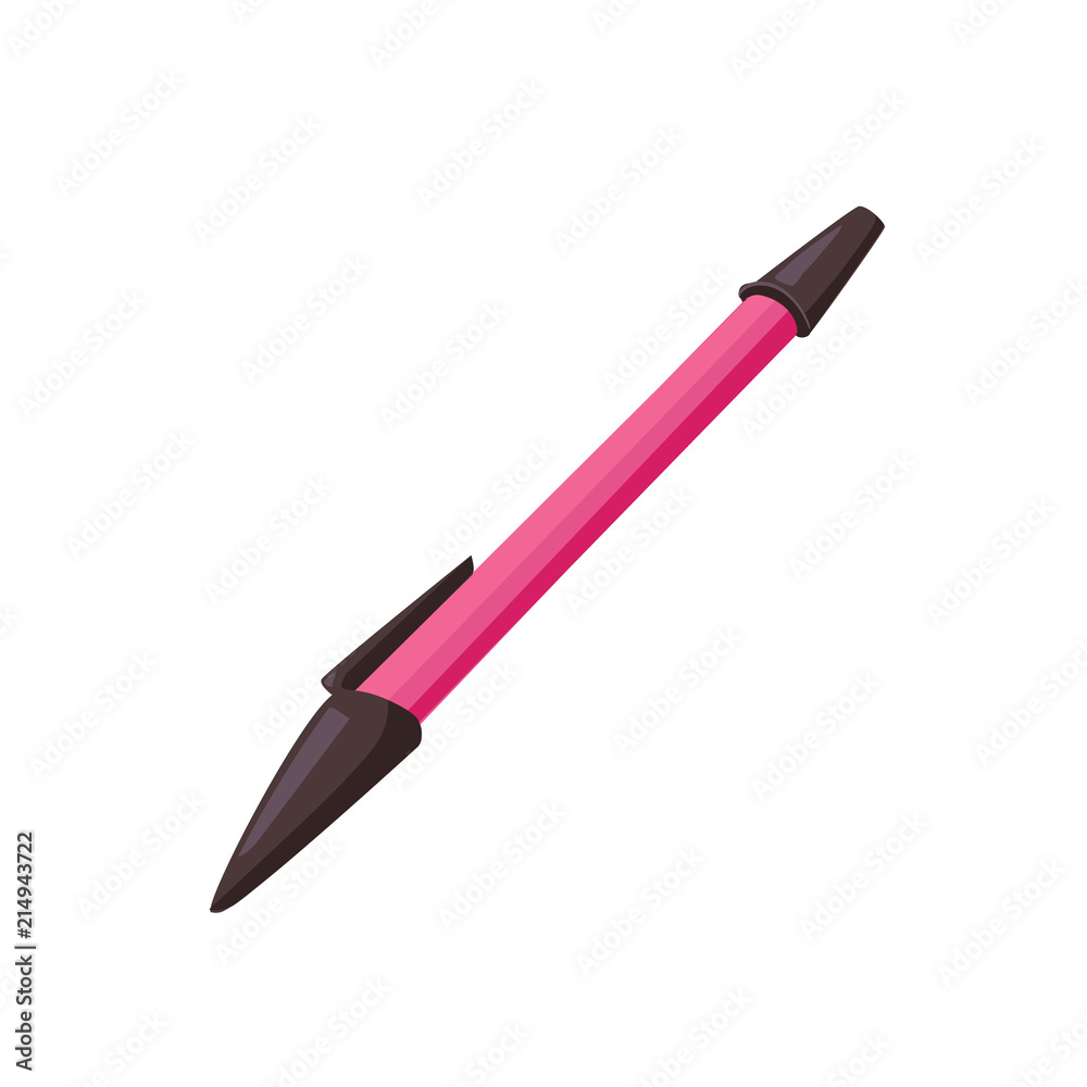 Hand drawn pen isolated on white background. Vector illustration. Hand drawn pen isolated on white background. Vector illustration.