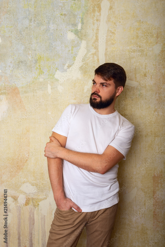 Bearded young man Bearded young man