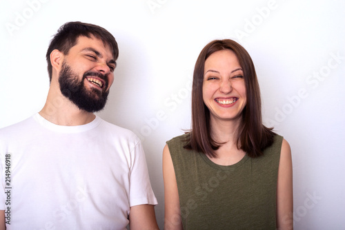 Laughing young couple