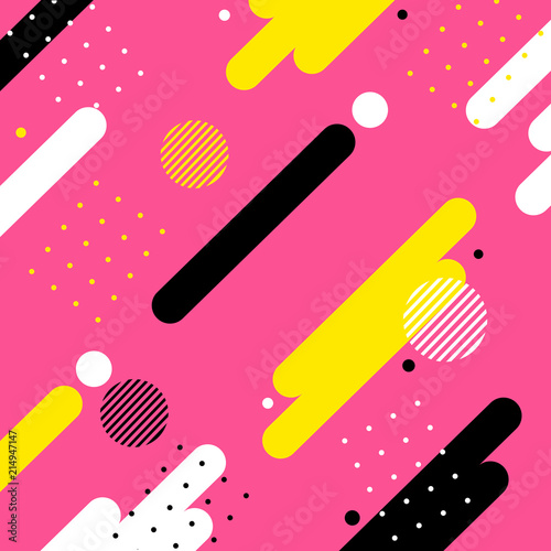 Colorful shapes backgound