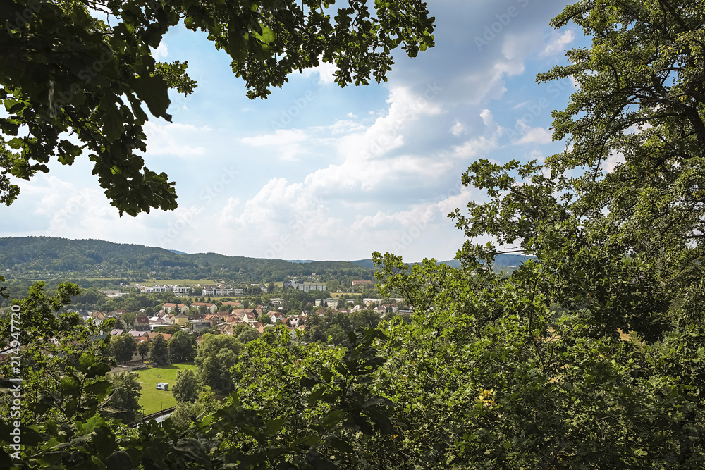 Blick von der Schillershöhe nach Rudolstadt-Volkstedt