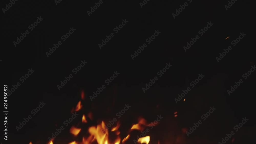 Flames creeping in from the bottom of the screen. Flames creeping in from the bottom of the screen.