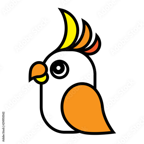 Bright parrot.