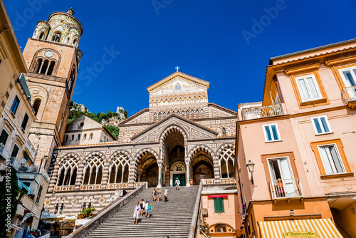 Fotografiet Cathedral of St Andrea in Amalfi. Italy