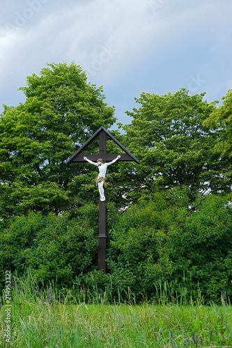 Wegkreuz auf der Schwaebischen Alb photo