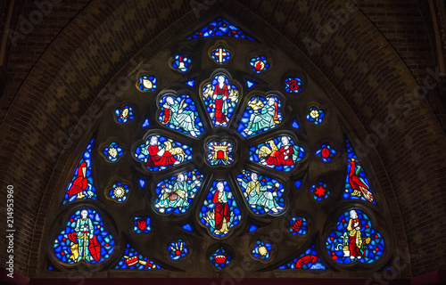 Stained glass windows photo