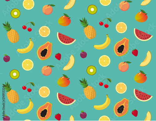 Summer fruit pattern