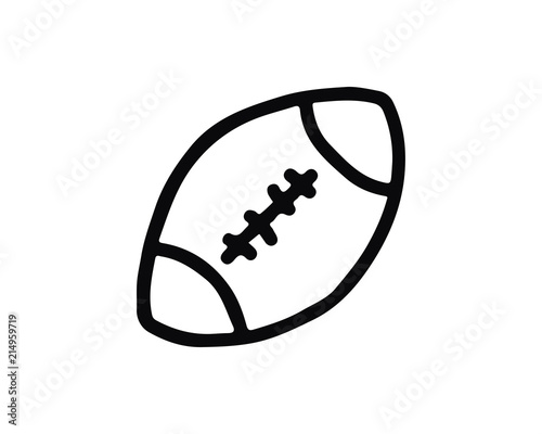 american football icon hand drawn design illustration,designed for web and app