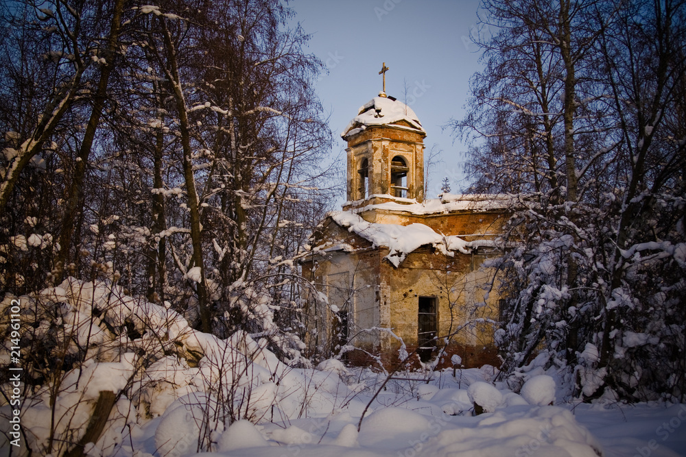 abandon church in russia