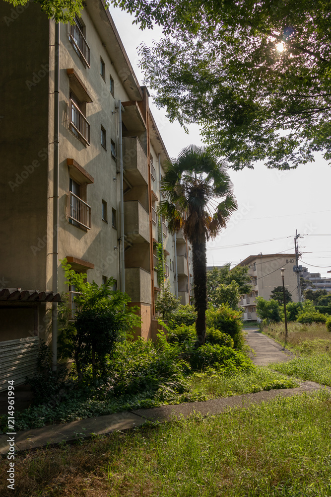 A fixed apartment complex for demolition / Matsubara apartment complex in Soka city, Saitama, Japan
