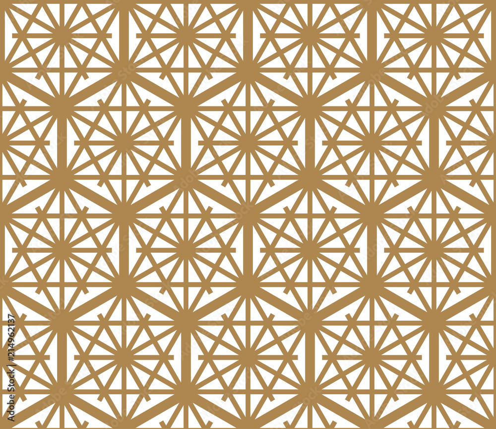 Seamless pattern based on Japanese ornament Kumiko Seamless pattern based on Japanese ornament Kumiko