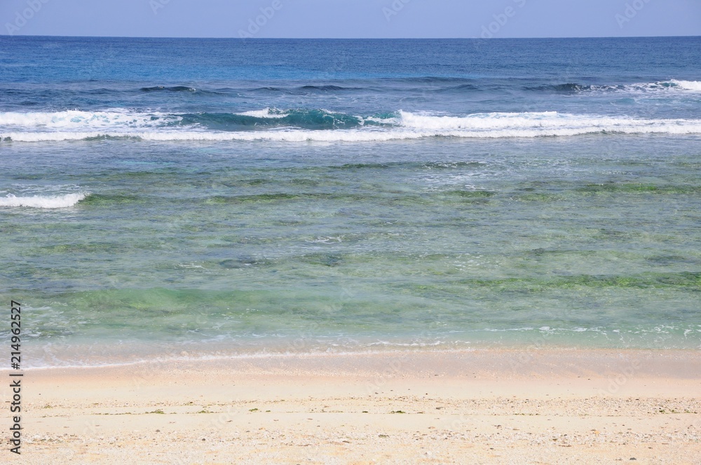 Beautiful beach and landscape of seaside on Green Island in Taitung, Taiwan Beautiful beach and landscape of seaside on Green Island in Taitung, Taiwan