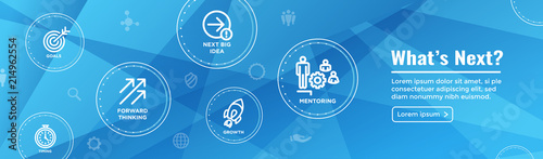 What's Next Header Web Banner showing the Next Big Idea