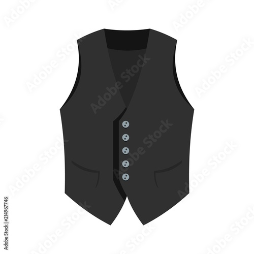 Actor vest icon. Flat illustration of actor vest vector icon for web isolated on white