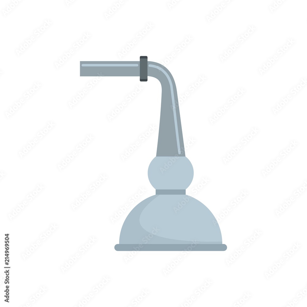 Steel pipe icon. Flat illustration of steel pipe vector icon for web isolated on white Steel pipe icon. Flat illustration of steel pipe vector icon for web isolated on white