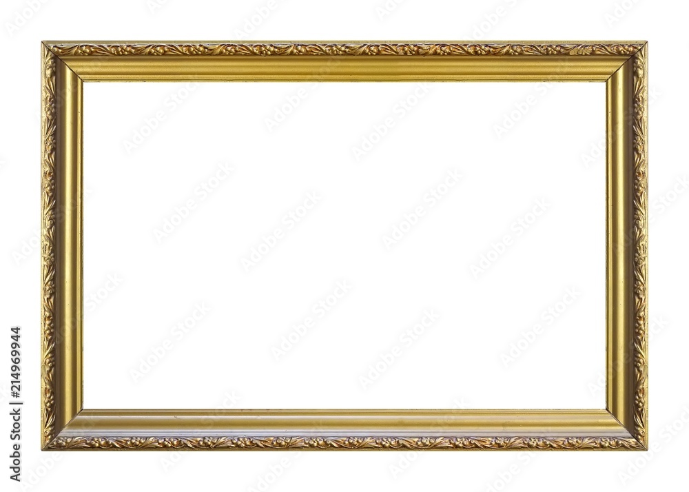 Golden frame for paintings, mirrors or photo Golden frame for paintings, mirrors or photo