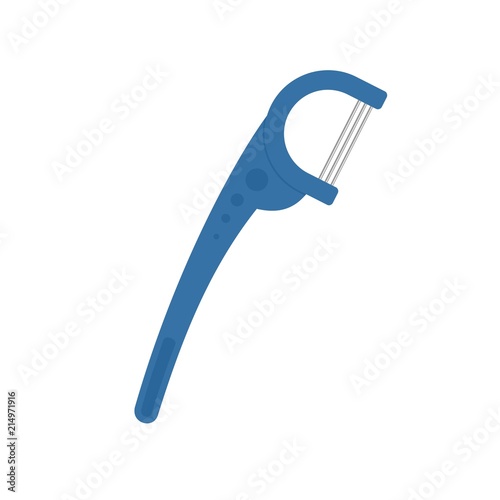 Toothpick icon. Flat illustration of toothpick vector icon for web isolated on white