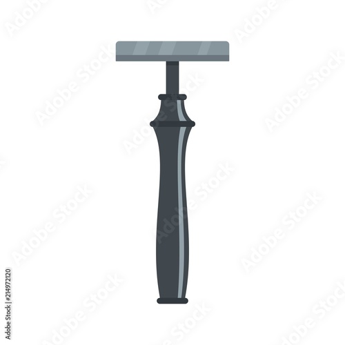Old fashion razor icon. Flat illustration of old fashion razor vector icon for web isolated on white