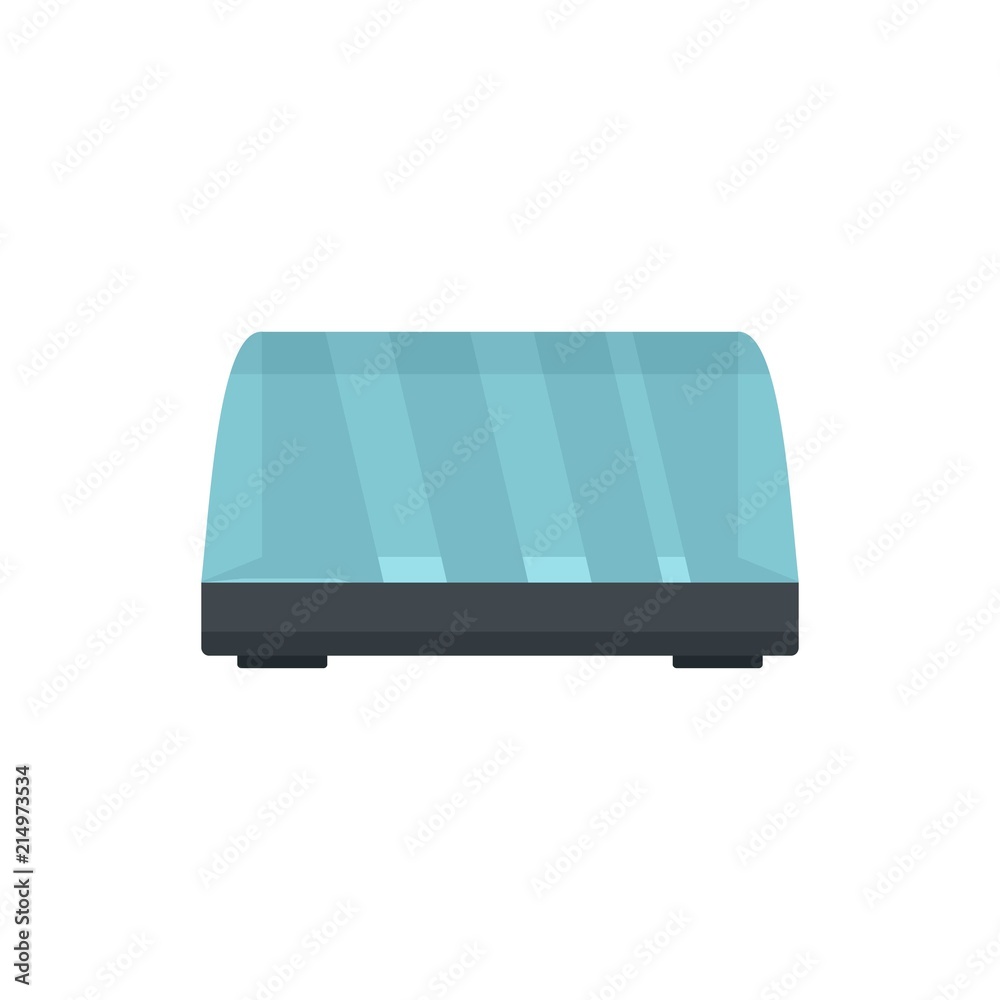Commercial fridge icon. Flat illustration of commercial fridge vector icon for web isolated on white Commercial fridge icon. Flat illustration of commercial fridge vector icon for web isolated on white