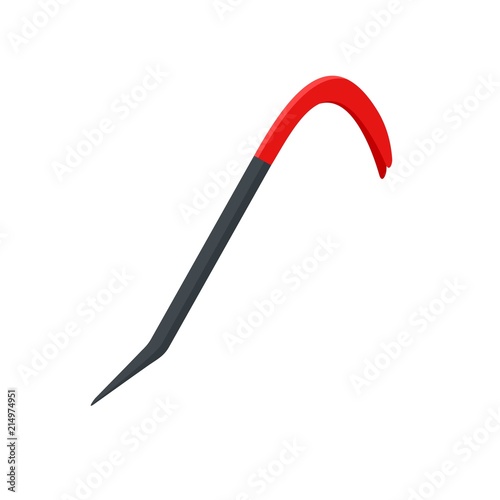 Nail puller icon. Flat illustration of nail puller vector icon for web isolated on white