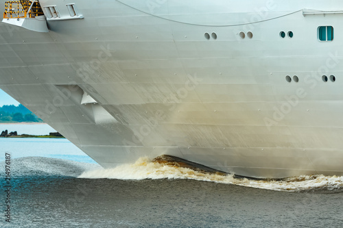 Large royal cruise liner photo