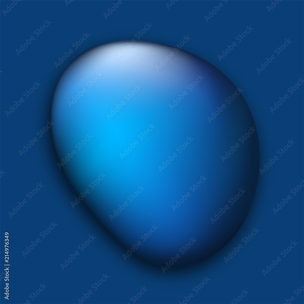 Obraz premium nice blue stone