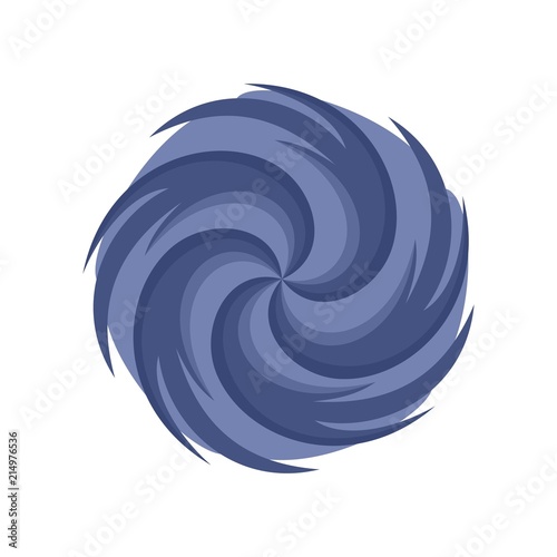 Tornado icon. Flat illustration of tornado vector icon for web isolated on white
