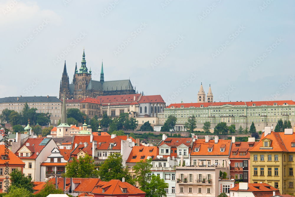 View of Prague in the Czech Republic