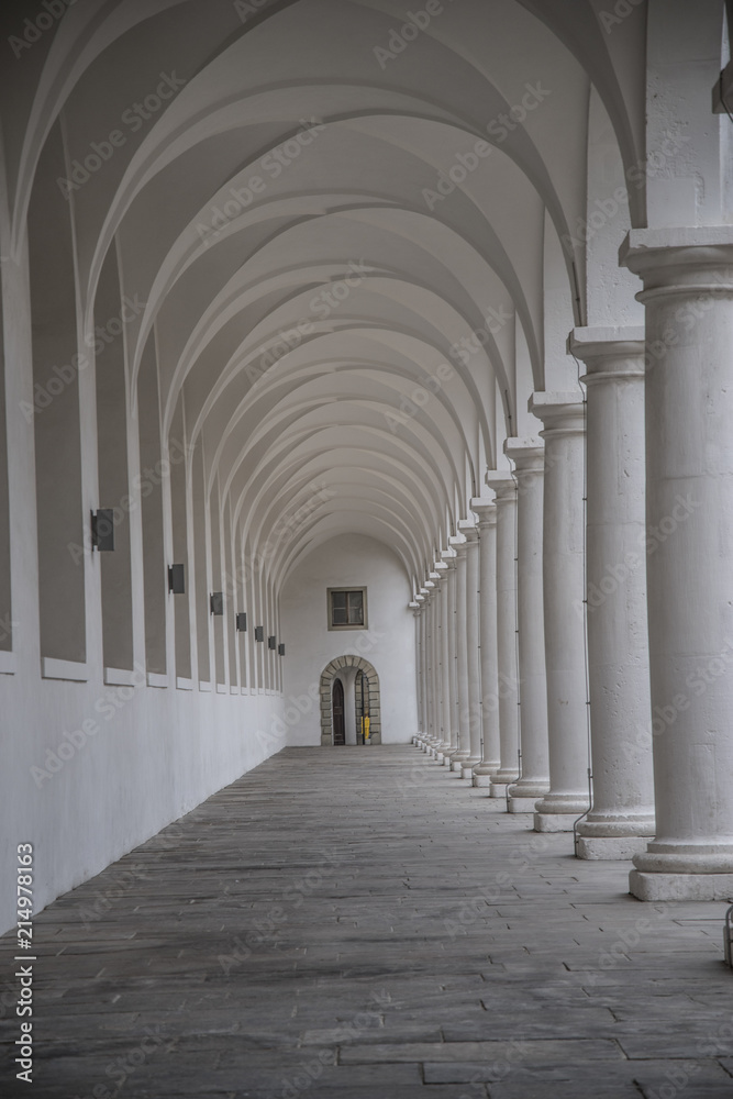 Arch in the building in Dresden