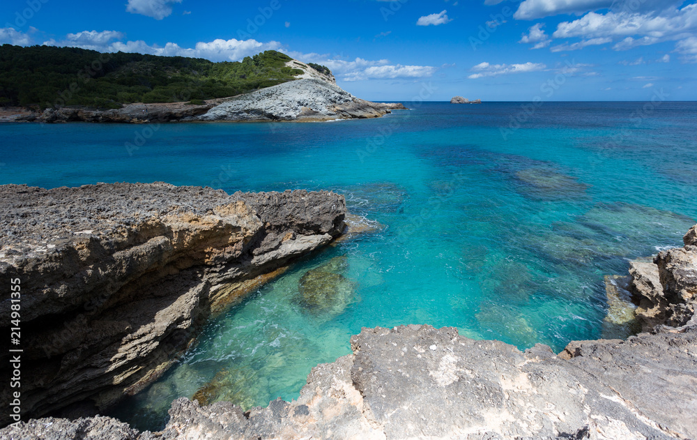 The beautiful rugged shoreline of Mallorca island is something worth hiking.