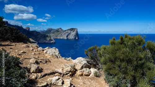 The beautiful rugged shoreline of Mallorca island is something worth hiking.