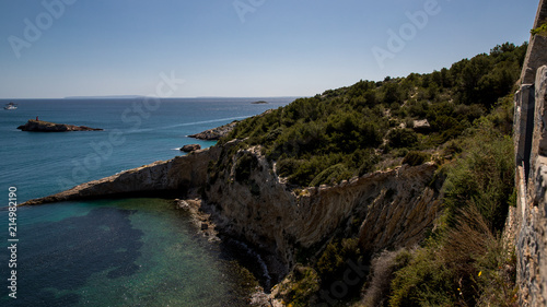 Blick aufs Meer von Dalt Vila aus