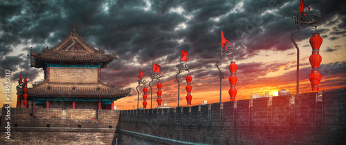 city wall of Xian © Aliaksei